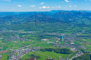 Avusturya 'daki Salzburgerland Panorama Manzarası