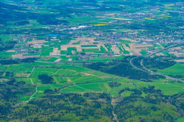 Avusturya 'daki Salzburgerland Panorama Manzarası