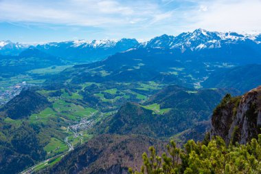 Avusturya 'daki Salzburgerland Panorama Manzarası