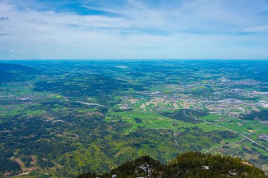 Avusturya 'daki Salzburgerland Panorama Manzarası
