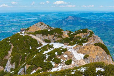 Untersberg dağından Avusturya 'nın panorama manzarası.