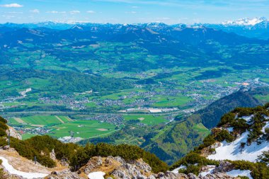 Avusturya 'daki Salzburgerland Panorama Manzarası