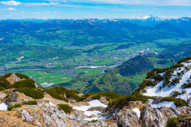 Avusturya 'daki Salzburgerland Panorama Manzarası