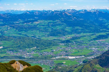Avusturya 'daki Salzburgerland Panorama Manzarası