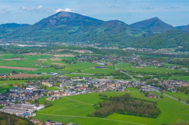 Avusturya 'daki Salzburgerland Panorama Manzarası