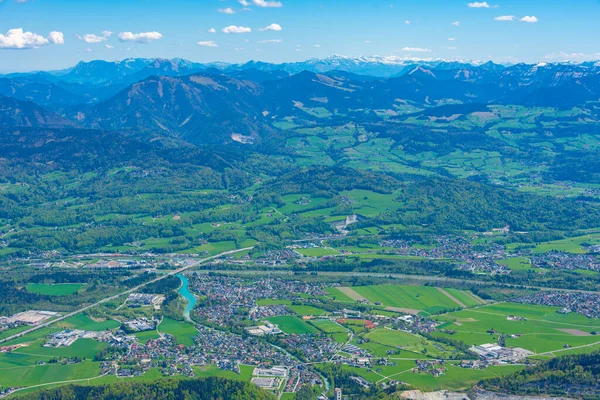 Avusturya 'daki Salzburgerland Panorama Manzarası