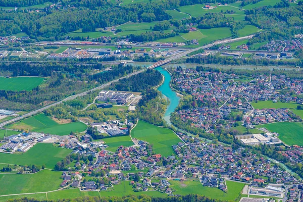 Avusturya 'daki Salzburgerland Panorama Manzarası