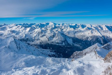 Kaprun, Avusturya yakınlarındaki Hohe Tauern Ulusal Parkı 'ndaki Buzul.