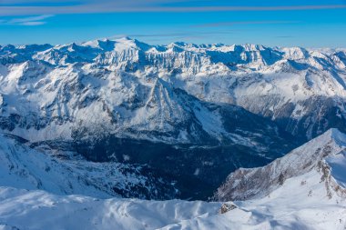Kaprun, Avusturya yakınlarındaki Hohe Tauern Ulusal Parkı 'ndaki Buzul.