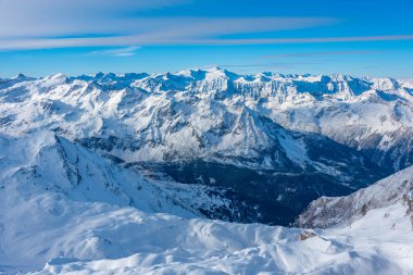 Kaprun, Avusturya yakınlarındaki Hohe Tauern Ulusal Parkı 'ndaki Buzul.