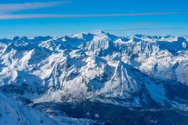 Kaprun, Avusturya yakınlarındaki Hohe Tauern Ulusal Parkı 'ndaki Buzul.