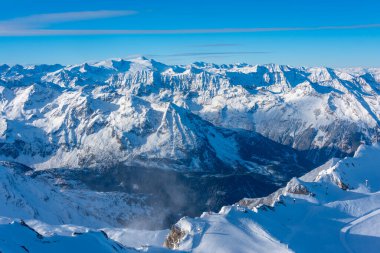 Kaprun, Avusturya yakınlarındaki Hohe Tauern Ulusal Parkı 'ndaki Buzul.