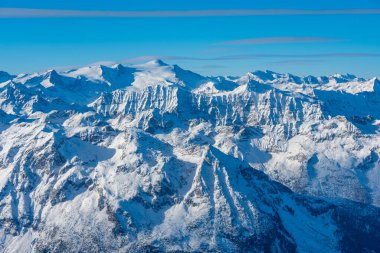 Kaprun, Avusturya yakınlarındaki Hohe Tauern Ulusal Parkı 'ndaki Buzul.