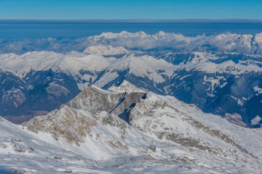 Kaprun, Avusturya yakınlarındaki Hohe Tauern Ulusal Parkı 'ndaki Buzul.