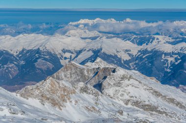 Kaprun, Avusturya yakınlarındaki Hohe Tauern Ulusal Parkı 'ndaki Buzul.