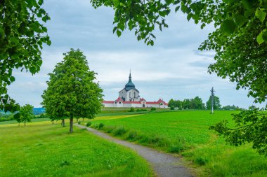 Çek Cumhuriyeti 'nin Zdar nad Sazavou kentindeki Zelena Hora' daki Nepomuk Kilisesi 'ne hacca.