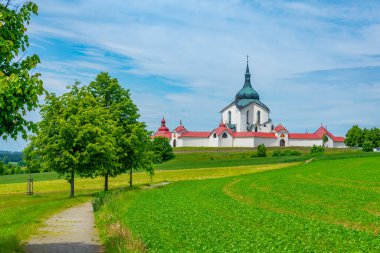 Çek Cumhuriyeti 'nin Zdar nad Sazavou kentindeki Zelena Hora' daki Nepomuk Kilisesi 'ne hacca.