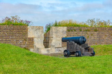 İngiltere 'deki Dover limanının panorama görüntüsü.