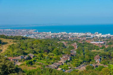 Panorama view of Eastbourne in England.IMAGE