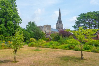 View of Chichester cathedral in England.IMAGE