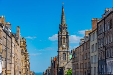 Edinburgh 'daki ana cadde, ScotlandIMAGE