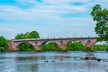 Perth, İskoçya 'daki Smeaton Köprüsü. Görüntü