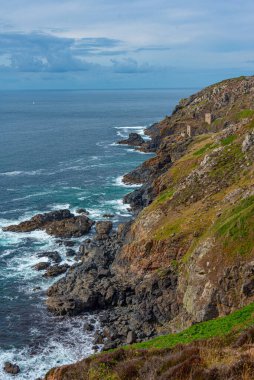 İngiltere 'deki bottalack madeni harabeleri.