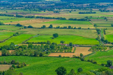 İngiltere 'de Glastonbury civarındaki kırsal bölge.