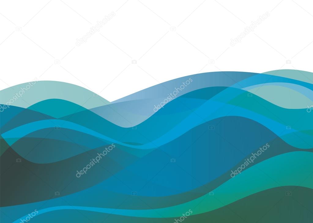 Blue ocean waves texture