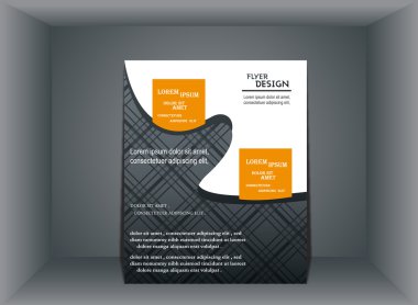 soyut tasarım el ilanı