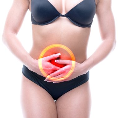 Âdet - beyaz - gerçek Anat izole kadın acı dönemleri