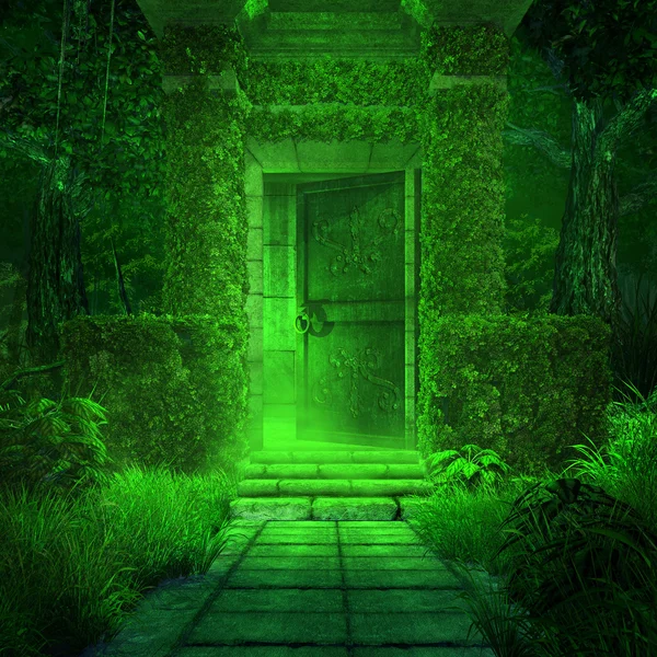 Green Crypt — Stock Photo, Image