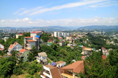  Üstten Görünüm üzerinde şehir sochi