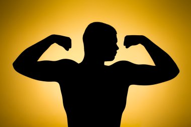 gövde, yüz profili silüeti