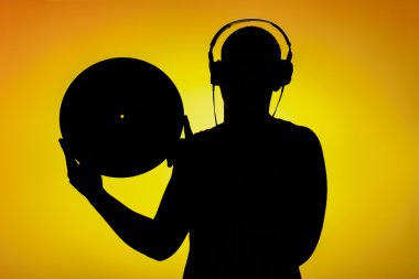 istening müzik, sarı siluet