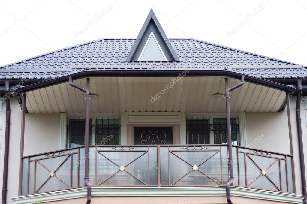 Balcony On The Second Floor Of The House Stock Photo C Dancingmavka 117487928