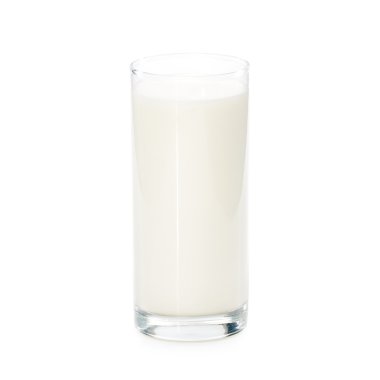 Bir bardak süt.