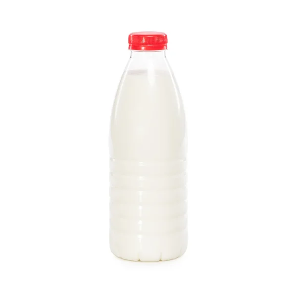 Plastic milk bottle — Stock Photo, Image