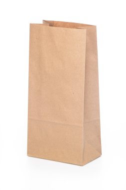 Tek kullanımlık kağıt çanta alışveriş veya elden çıkarma için