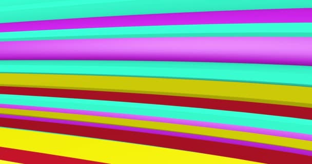 Video Transitions Abstract Color Stripes Black Background — Stock Video