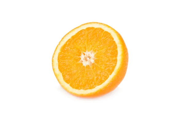 Die orangefarbene Frucht isoliert auf weißem Hintergrund — Stockfoto