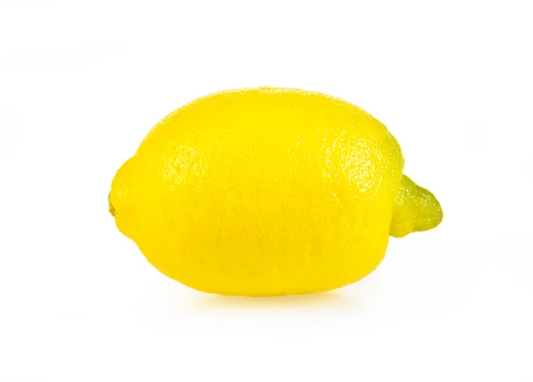 Limón fresco sobre fondo blanco — Foto de Stock