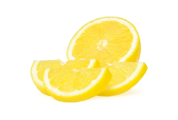 Fresh lemon on a white background — Stock Photo, Image