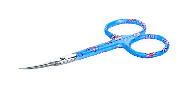 Manicure scissors on a white background — Stock Photo, Image