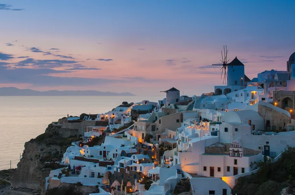 Santorini'de gece
