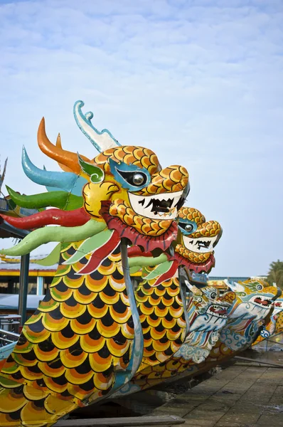 Dragon boat in Hue, Vietnam