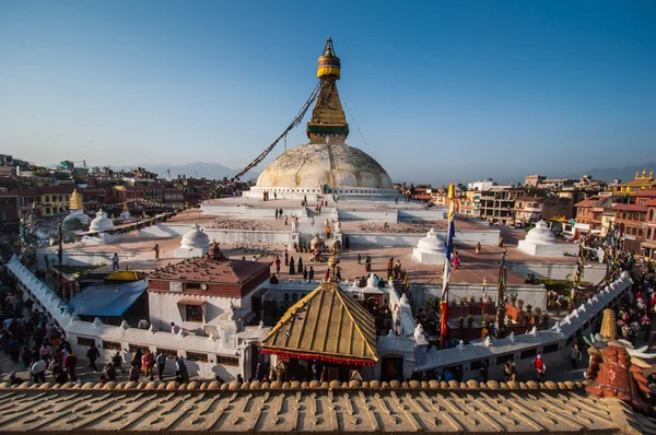 Bodhnath stupa — Stockfoto