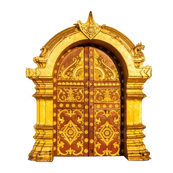 Antigua puerta dorada — Foto de Stock