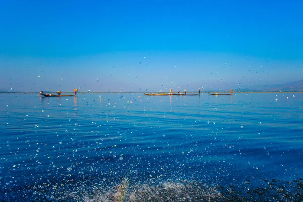Blurred fishing background — Stock Photo, Image