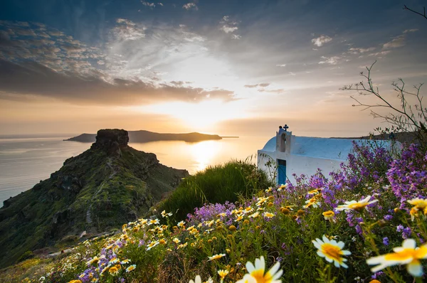 Punktu widzenia wyspa Santorini — Zdjęcie stockowe